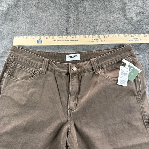 RSQ LR Baggy Carpenter Pants Brown Size 31 NWT Utility Skater - Picture 6 of 8